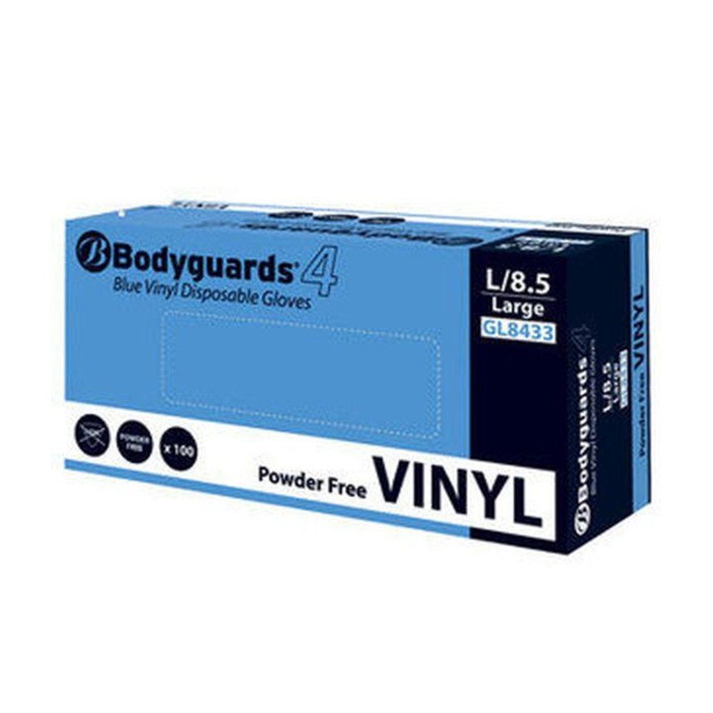 Polyco Bodyguards GL843 Vinyl Disposable Gloves Gloves.co.uk